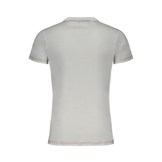 Aeronautica Militare White Cotton T-Shirt