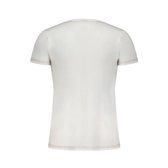 Aeronautica Militare White Cotton T-Shirt