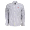 La Martina Elegant Long-Sleeved Striped Shirt for Men