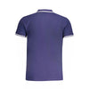 Cavalli Class Blue Cotton Polo Shirt