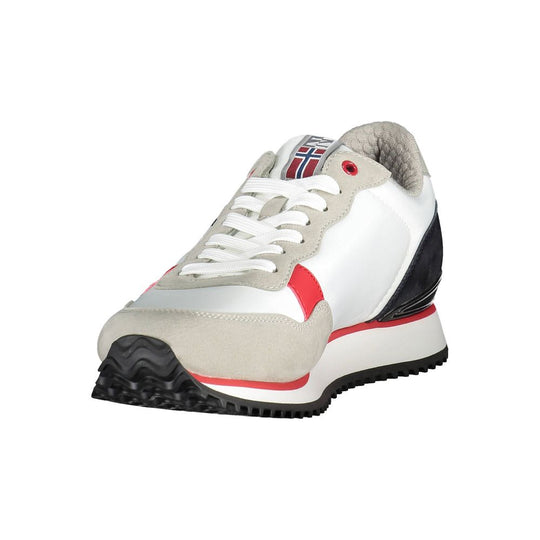 Napapijri White Polyester Men Sneaker