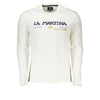 La Martina Chic Crew Neck Embroidered White Tee