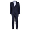 Made in Italy Blue Virgin Wool Men's Suit