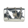 Plein Sport Elegant Gray Chain-Strapped Shoulder Bag