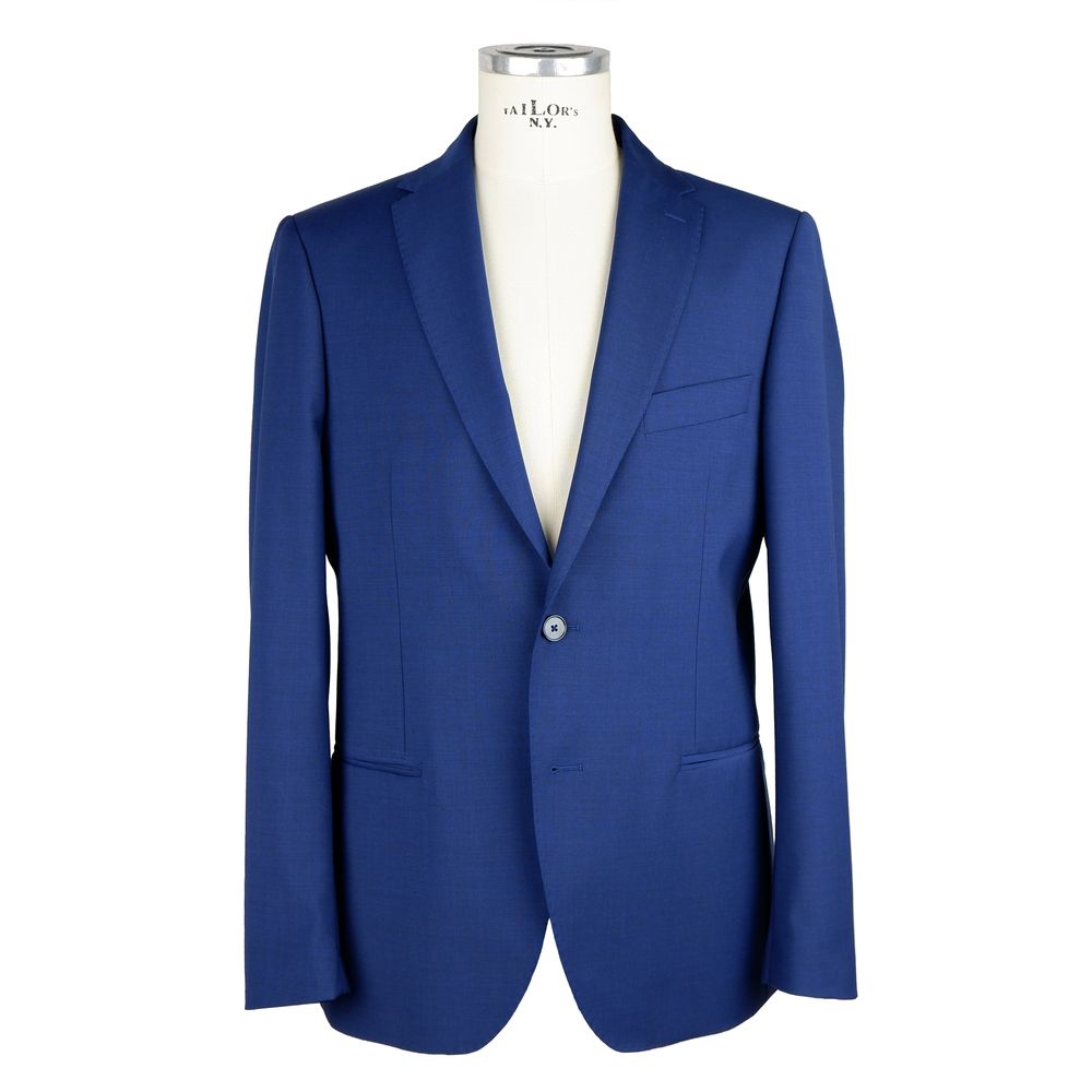 Emilio Romanelli Elegant Two-Button Men's Suit in Blue - ACCEXO