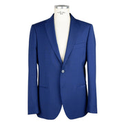 Emilio Romanelli Elegant Two-Button Men's Suit in Blue - ACCEXO