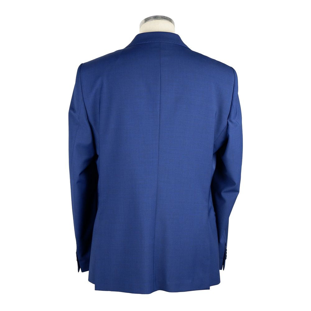 Emilio Romanelli Elegant Two-Button Men's Suit in Blue - ACCEXO