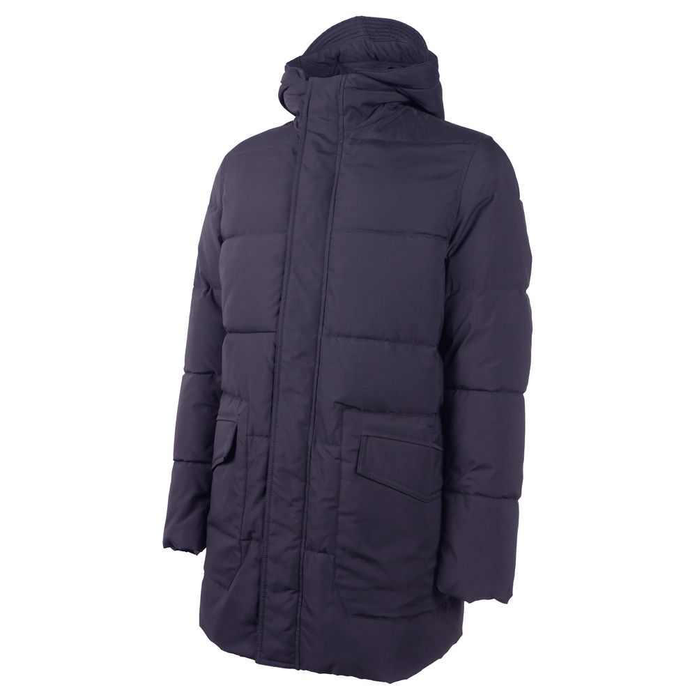 Emilio Romanelli Blue Polyester Men's Jacket - ACCEXO