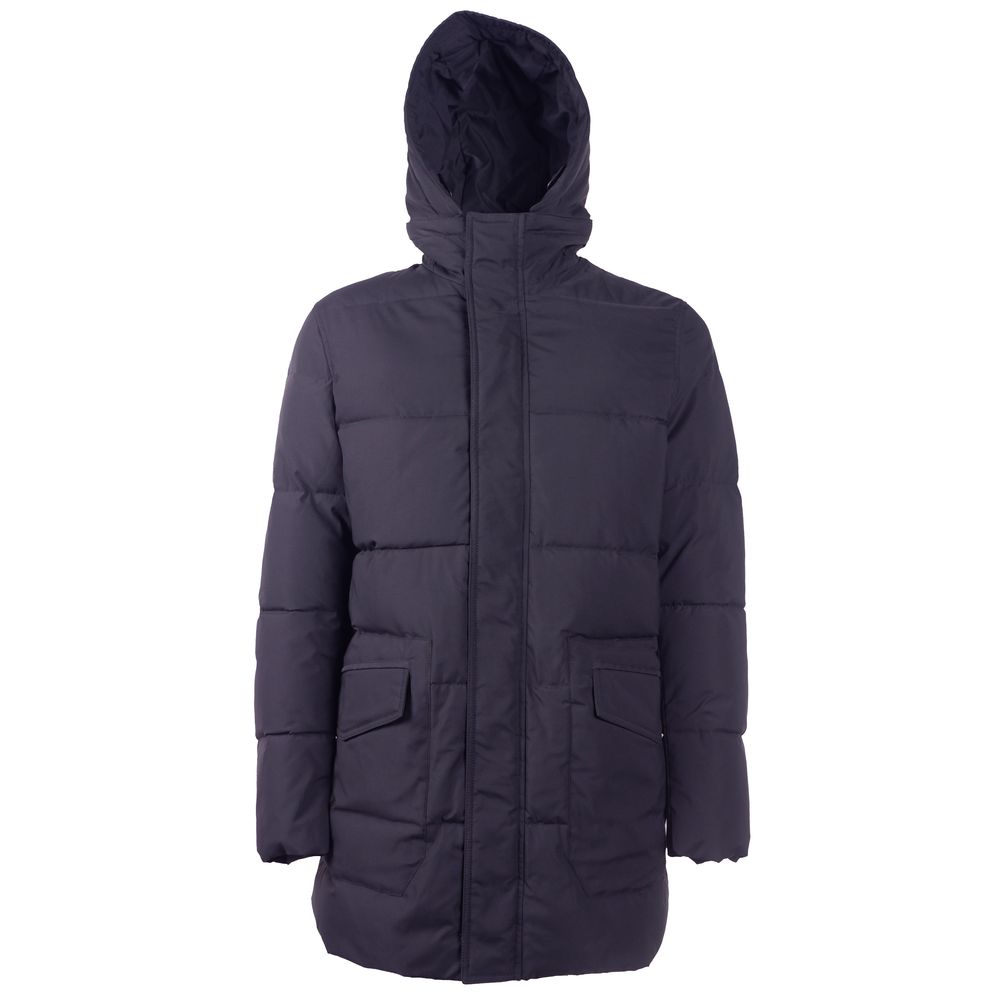 Emilio Romanelli Blue Polyester Men's Jacket - ACCEXO