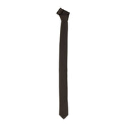 Emilio Romanelli Elegant Burgundy Silk Slim Tie - 40mm - ACCEXO