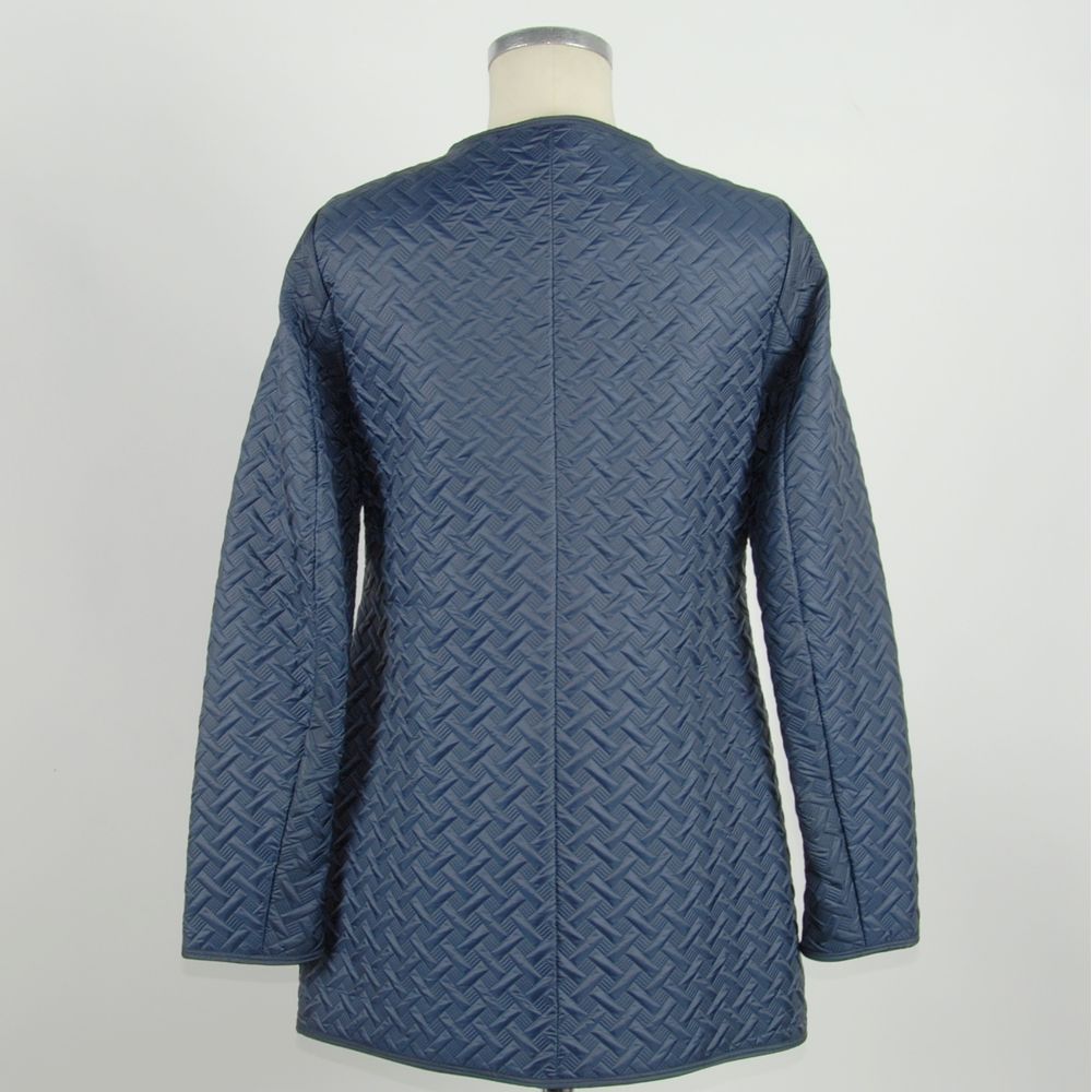 Emilio Romanelli Blue Polyester Women Jacket - ACCEXO