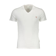 Guess Jeans White Cotton Men T-Shirt - ACCEXO