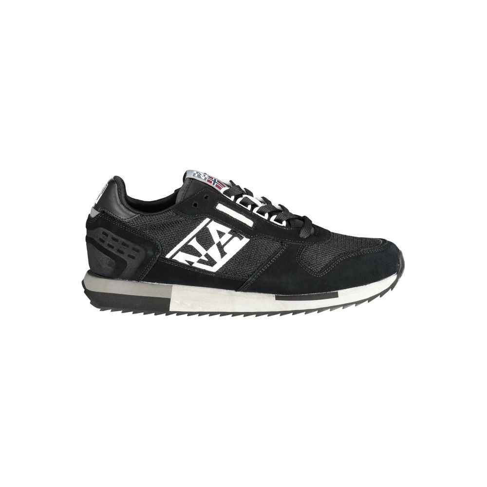 Napapijri Black Leather Men Sneaker - ACCEXO