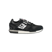 Napapijri Black Leather Men Sneaker - ACCEXO