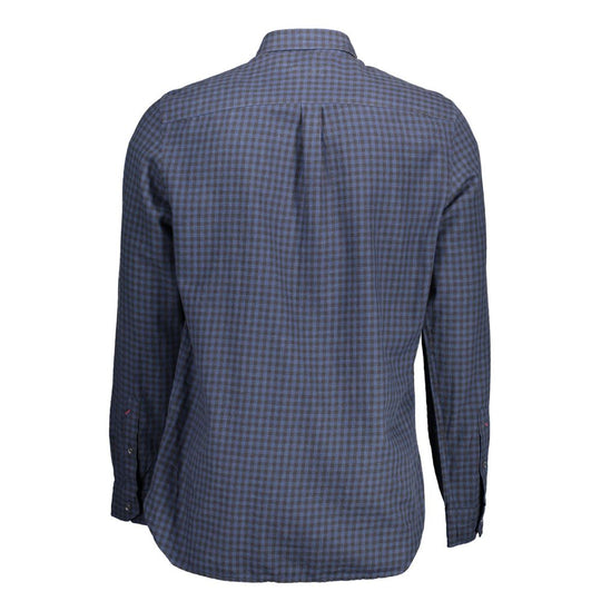 U.S. POLO ASSN. Blue Cotton Men Shirt