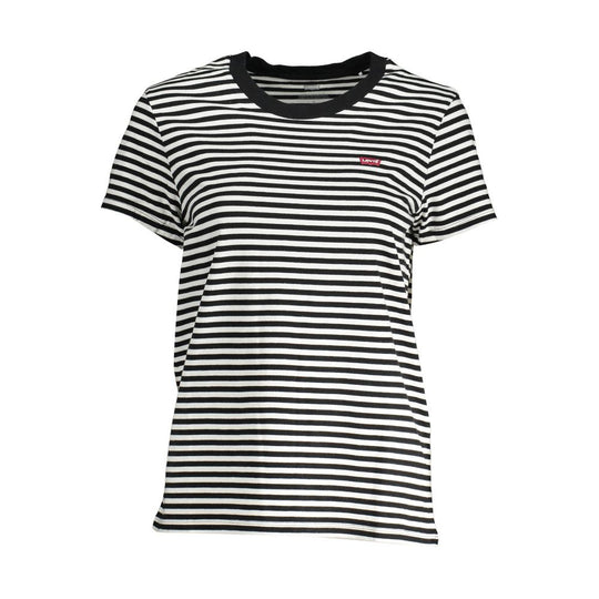 Levi's Black Cotton Women T-Shirt - ACCEXO