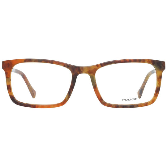 Police Brown Men Optical Frames