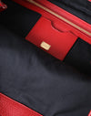 Dolce & Gabbana Red Leather #DGFamily Patch Shopping Tote Bag