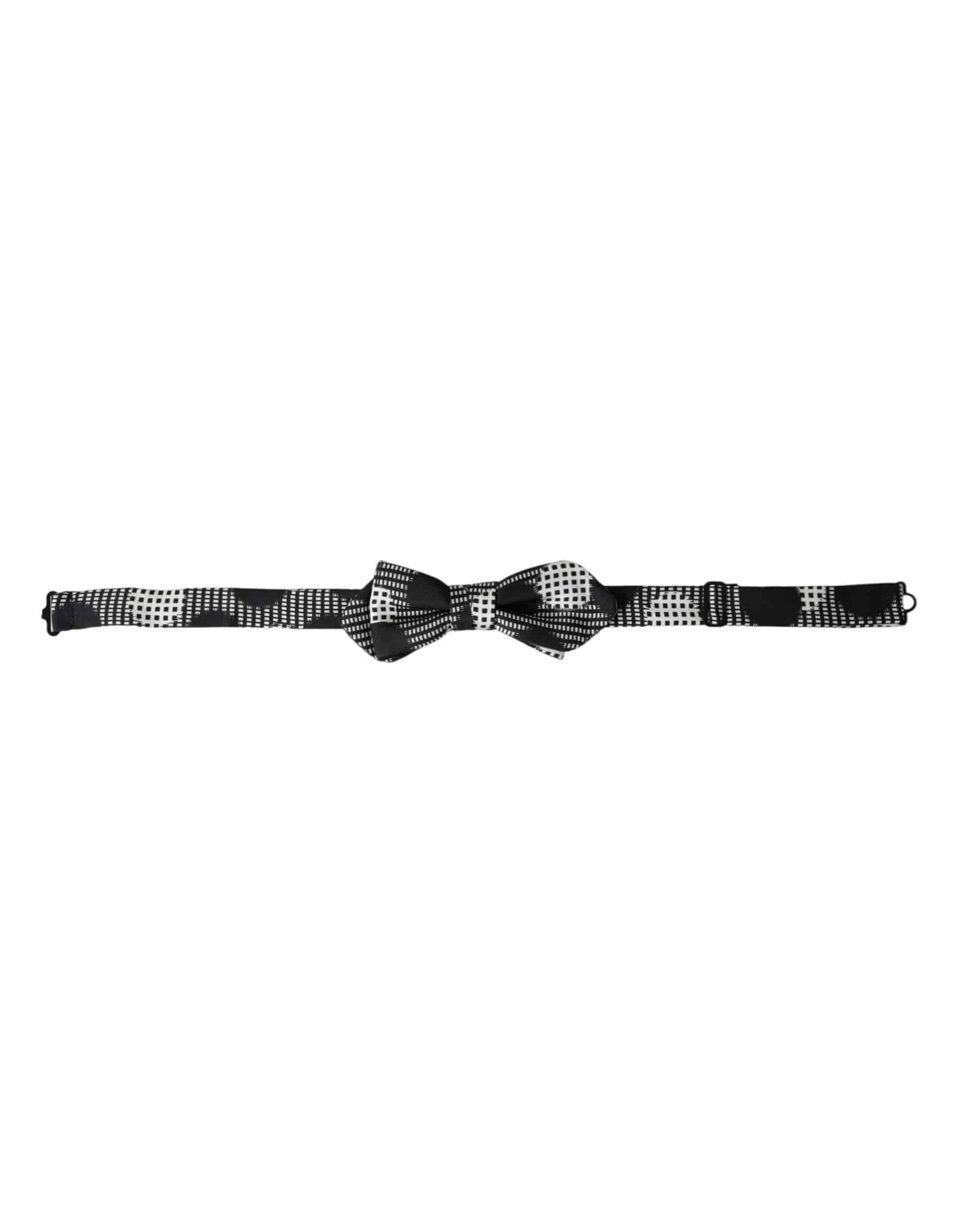 Dolce & Gabbana Multicolor Silk Polka Dot Adjustable Neck Men Papillon Bow Tie - ACCEXO
