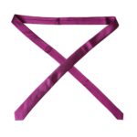 Dolce & Gabbana Purple Solid Satin Silk Adjustable Men Tie - ACCEXO