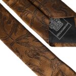 Dolce & Gabbana Brown Floral 100% Silk Adjustable Men Tie - ACCEXO