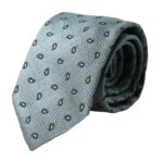 Dolce & Gabbana Green 100% Silk Patterned Adjustable Men Tie - ACCEXO