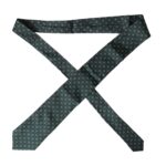 Dolce & Gabbana Green Silk Branded Logo Adjustable Men Tie - ACCEXO