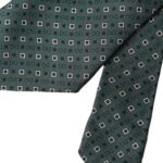 Dolce & Gabbana Green Silk Branded Logo Adjustable Men Tie - ACCEXO