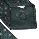 Dolce & Gabbana Green Silk Branded Logo Adjustable Men Tie - ACCEXO