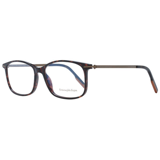 Ermenegildo Zegna Brown Men Optical Frames