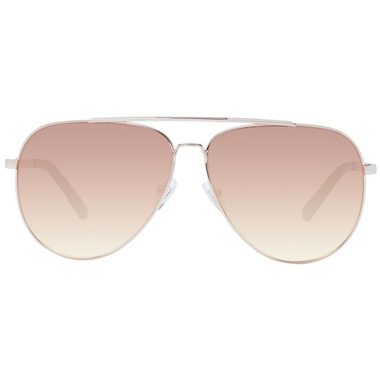 Guess Rose Gold Men Sunglasses