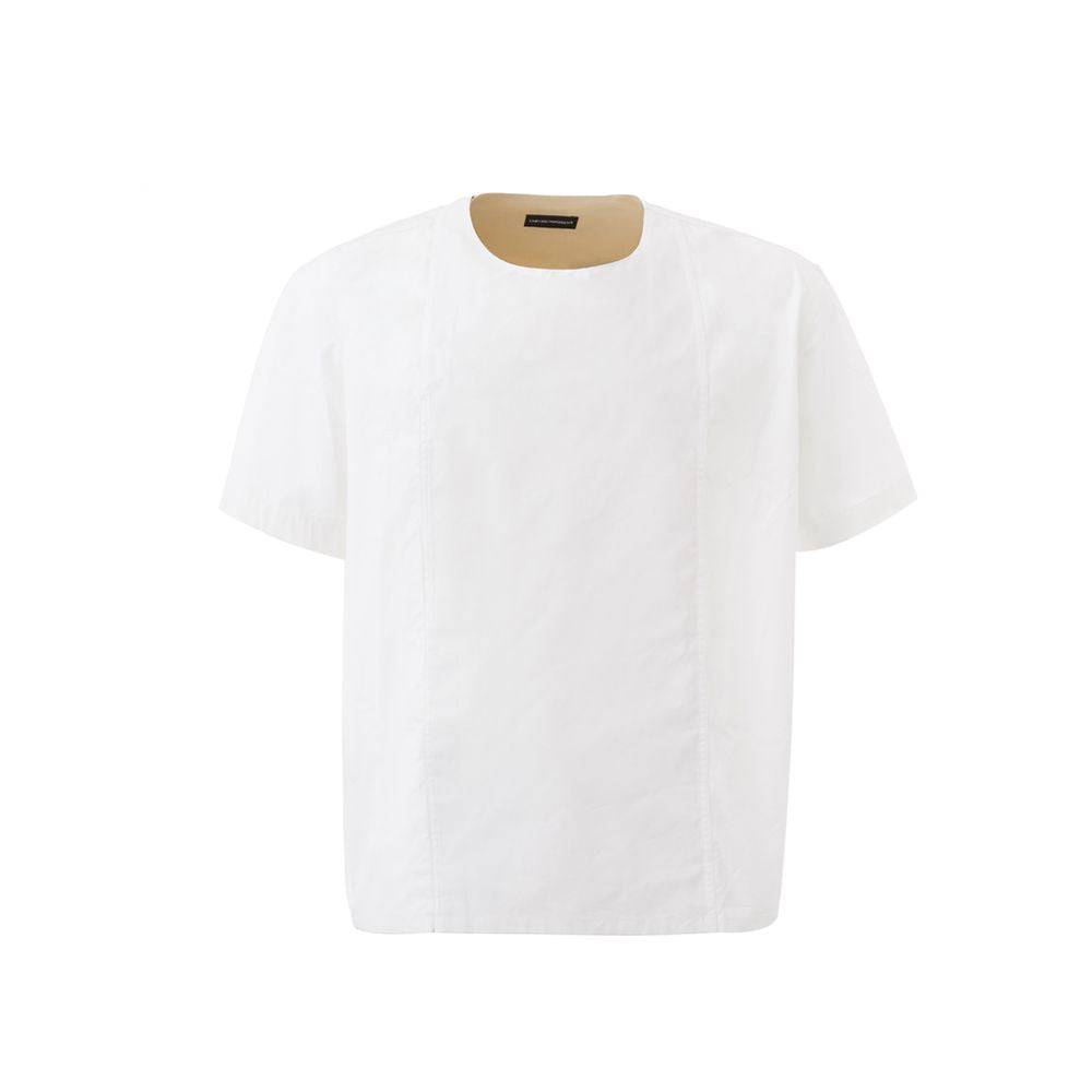 Emporio Armani White Cotton Sweater - ACCEXO
