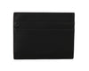 Billionaire Italian Couture Exquisite Black Leather Men's Wallet