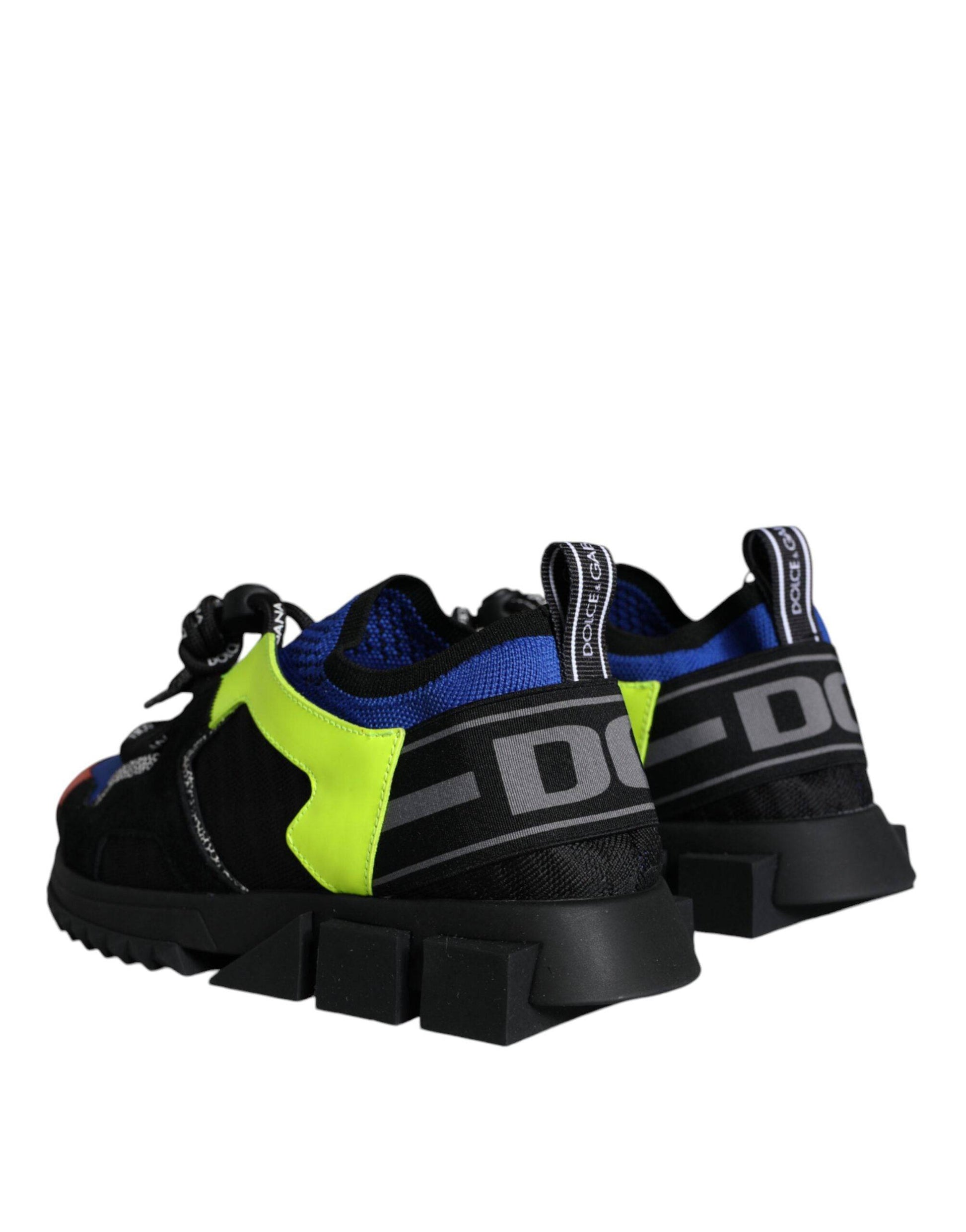 Dolce & Gabbana Multicolor Mesh Sorrento Trekking Sneakers Shoes - ACCEXO
