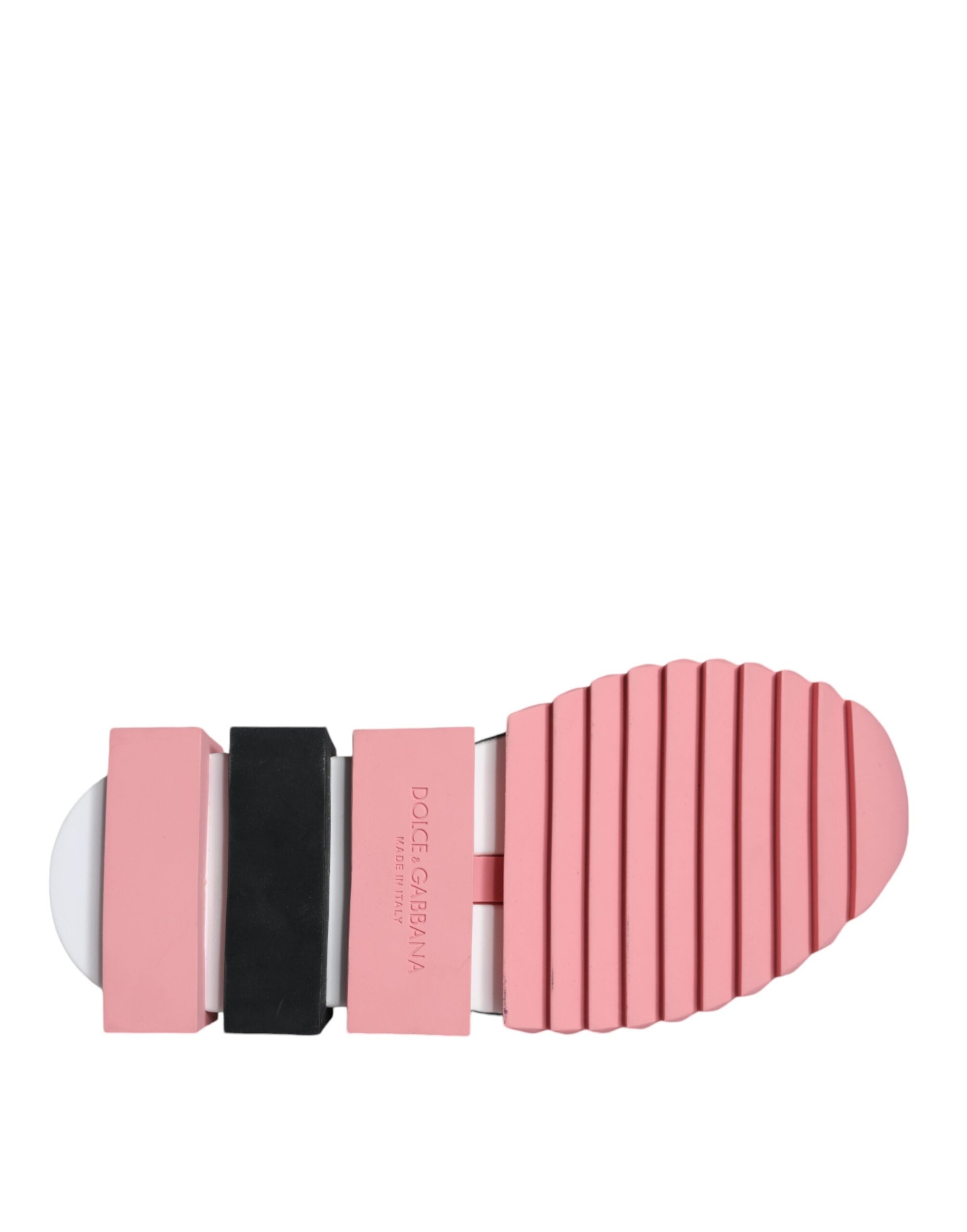 Dolce & Gabbana Multicolor Sorrento Socks Logo Sneakers Shoes - ACCEXO