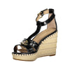 Ralph Lauren Black Polyester Sandal