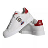 Dolce & Gabbana White Patch Calfskin Nappa Portofino Sneakers Shoes