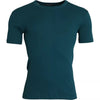 Dolce & Gabbana Blue Green Cotton Round Neck Short Sleeves T-shirt