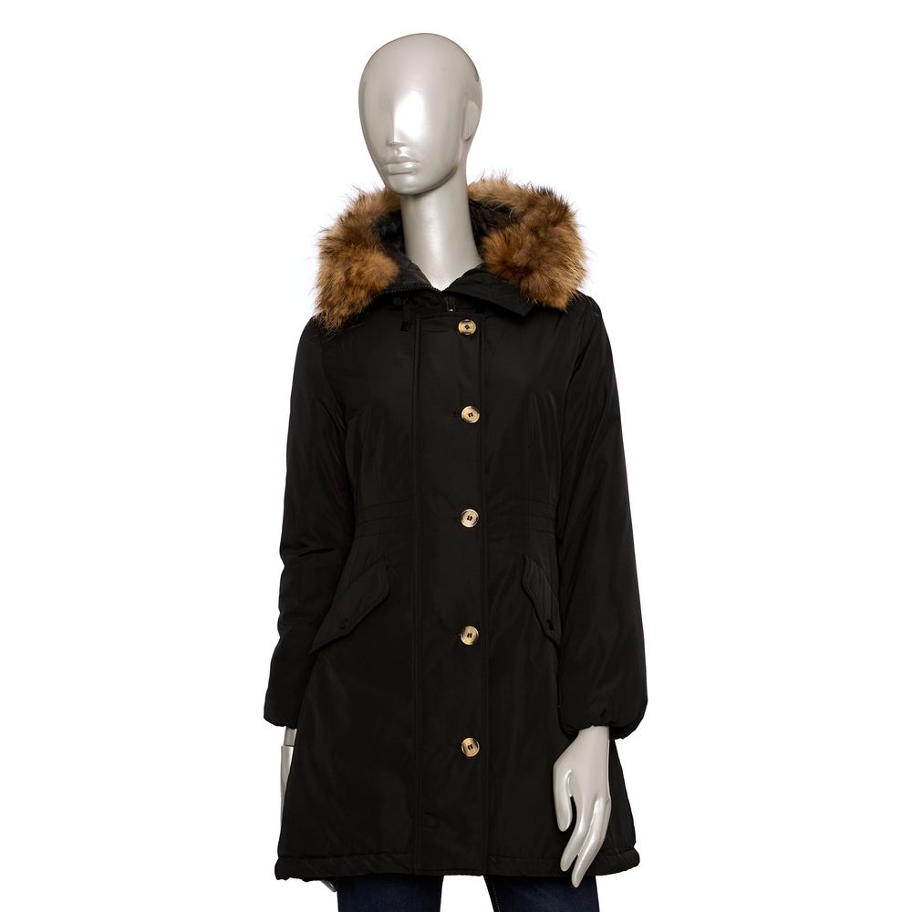 Baldinini Trend Black Polyester Women Jacket - ACCEXO