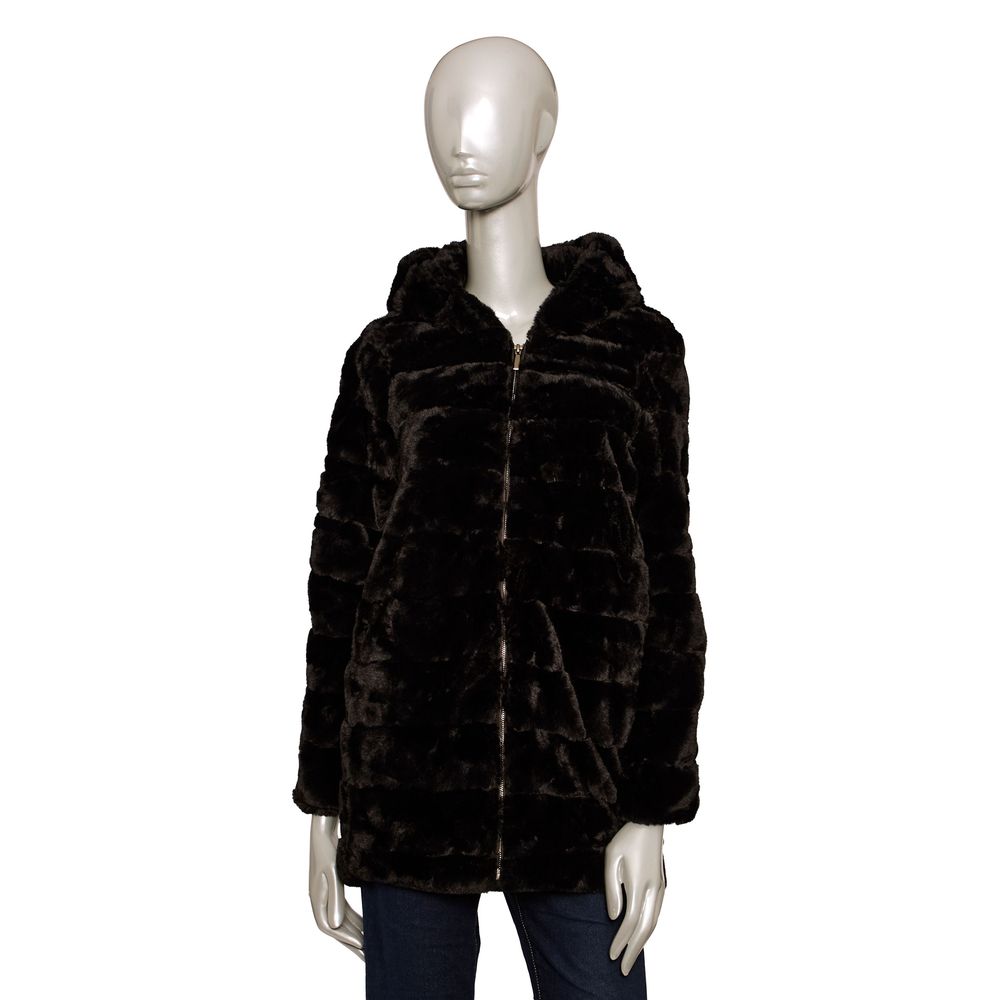Baldinini Trend Black Polyester Women Jacket - ACCEXO