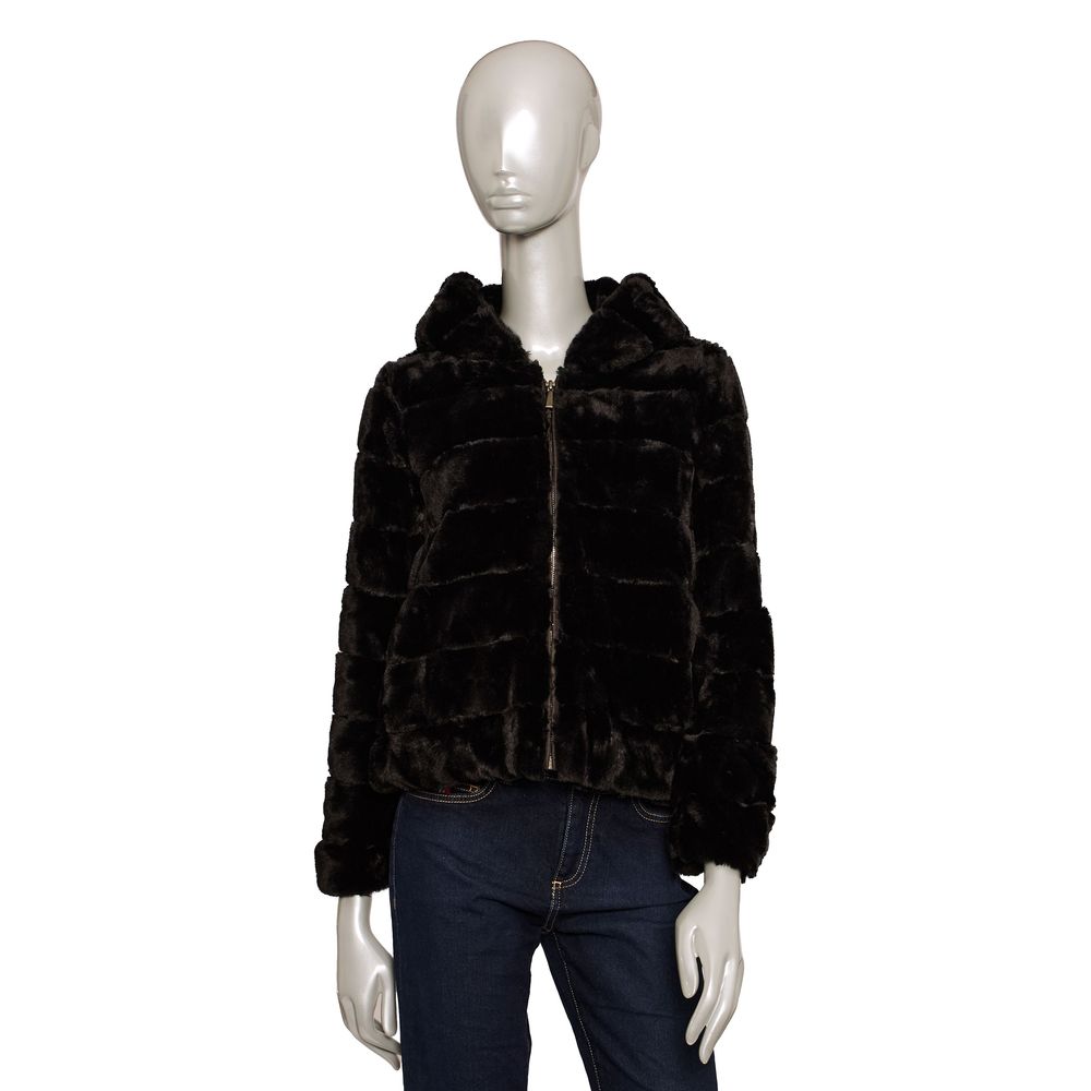 Baldinini Trend Black Polyester Women Jacket - ACCEXO