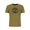 Timberland Green Cotton Men T-Shirt