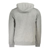 Norway 1963 Gray Cotton Men Sweater with Hood