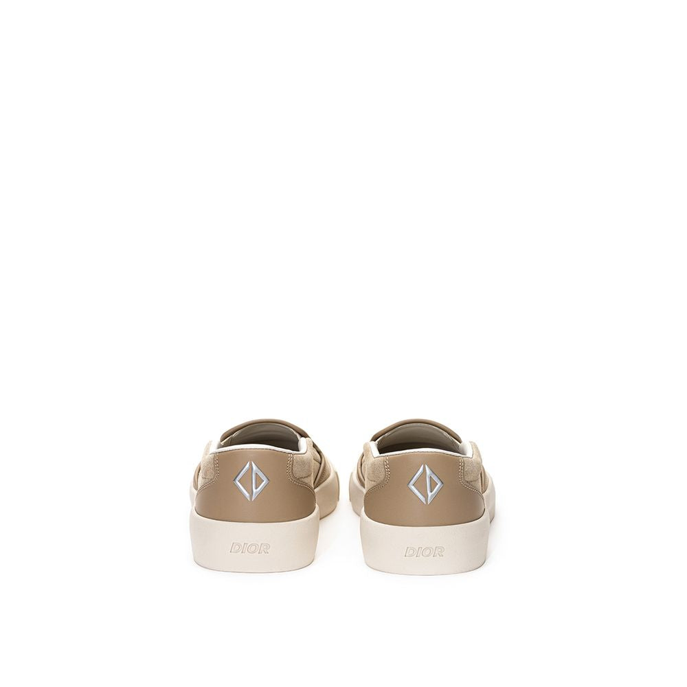 Dior Beige Leather Sneaker - ACCEXO