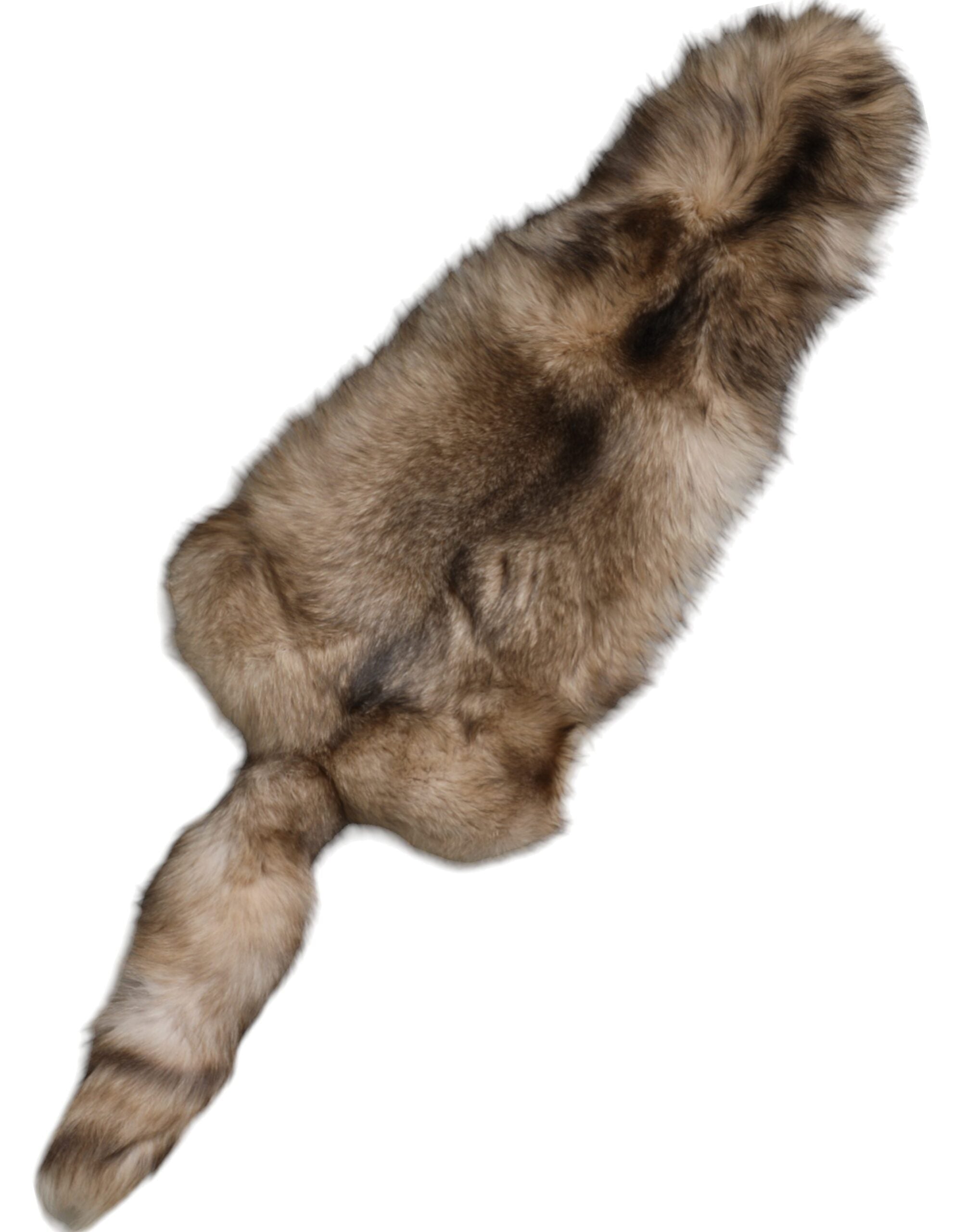 Dolce & Gabbana Brown Frost Fox Fur Neck Warmer Winter Scarf - ACCEXO
