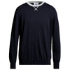 Alpha Studio Blue Wool Sweater