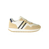 Tommy Hilfiger Beige Leather Men Sneaker