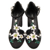 Dolce & Gabbana Black Viscose Pump