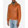 Dolce & Gabbana Brown Leather Di Lambskin Jacket