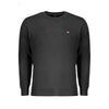 Norway 1963 Black Wool Men Sweater